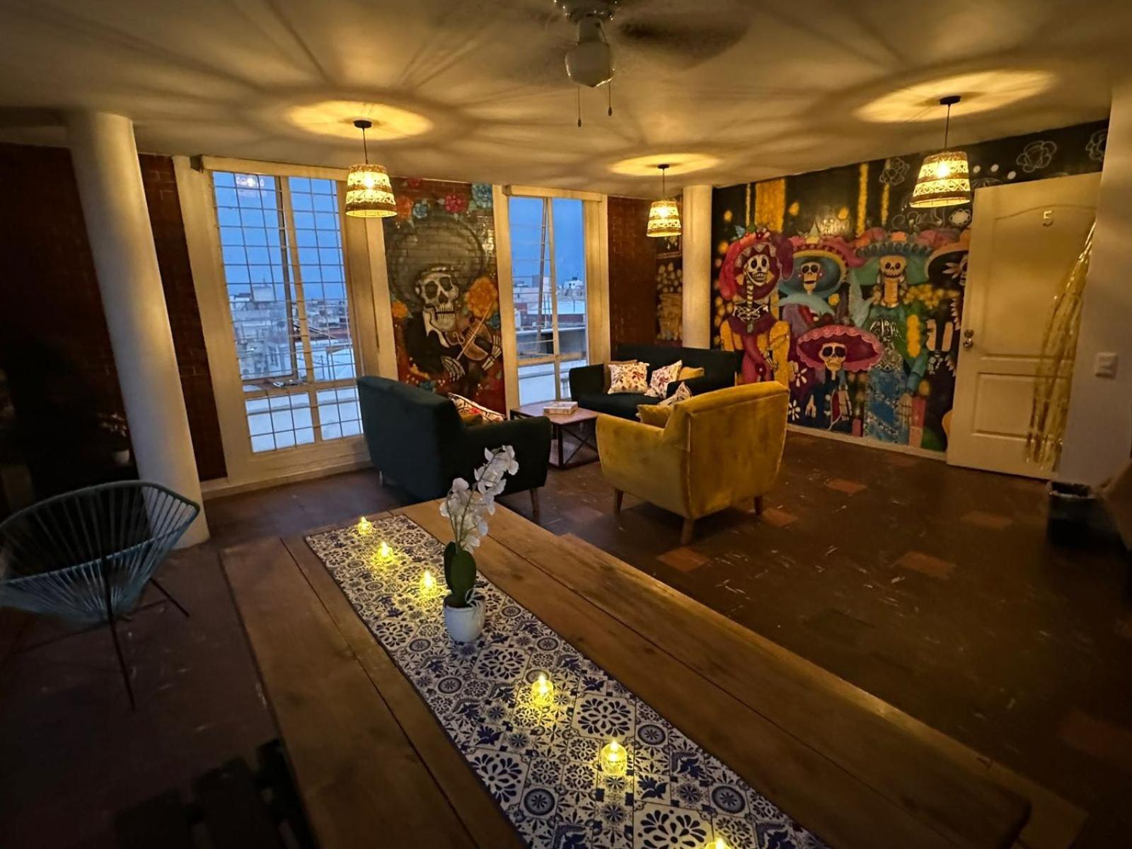 Casa Talavera Hostel Città del Messico Esterno foto